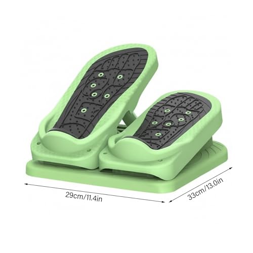 Mini stepper réglable vert pour l'exercice à la maison avec pédales de massage - 5