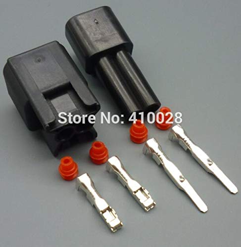 5/30/100set 2.3mm 2pin Female Male Ignition Coil Plug for Ford high Voltage auto Wire Connector FW-C-2F-B FW-C-2M-B - (Color Name: 30set Male)