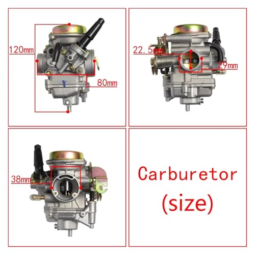 Carburateur moto 4 temps pour E-TON Rover et Viper 70cc 90cc