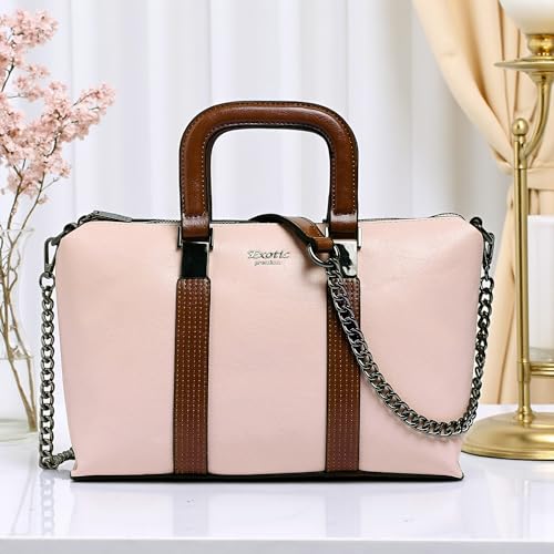Image of EXOTIC Solid Pattern Elegance Hand Bag For Women | Chain Handle | Shopping Bag | Occasional Bag | Perfect for Gift