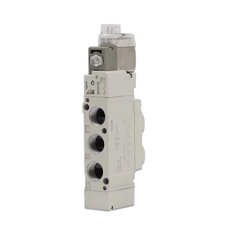 5-Port Solenoid Valve SY7120/SY7220/SY7320 Series, 5LZD/DZD/DZ, Port Sizes 01/02/C4/C6/C8/M5(SY7420-5DZ-C10)