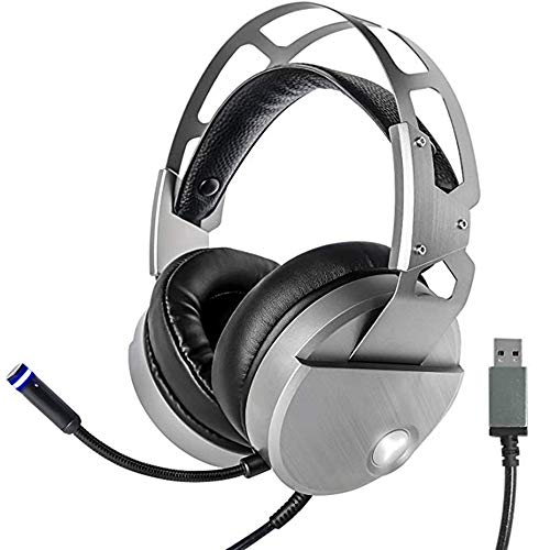 Preisvergleich Produktbild WSYA VKO Gaming-Headset mit kabelgebundenem Headset mit rauschunterdrückendem Mikrofon und Lautstärkeregler für PC-Spieler