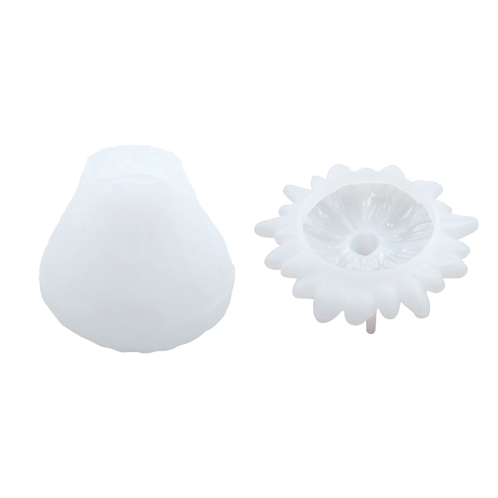 Baodss Vintage Jar Resin Mold with Lid Strawbery Silicone Storage Box Mold for Epoxy Casting Jewelry Trinkets-Container Mold