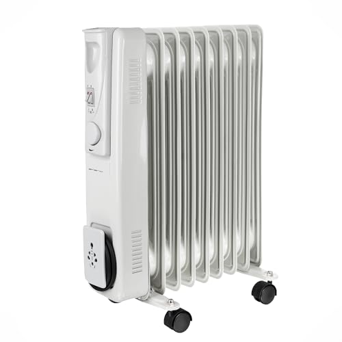Radiateur à huile 9 nervures avec thermostat réglable - 2