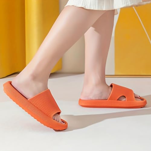 HZDHCLH Women's Slide Sandals - Comfortable House Slippers for Indoor and Outdoor, Non-Slip Platform Slippers for Men and Women 5