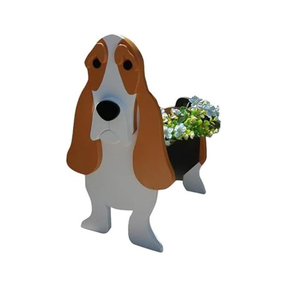 Cute Dog Planter Pot, Detachable PVC Animal Flower Pots for Succulents