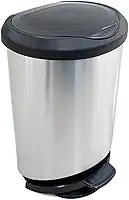 LIX. C/PEDAL BORDA TRAVA SACO 45 litros, prata