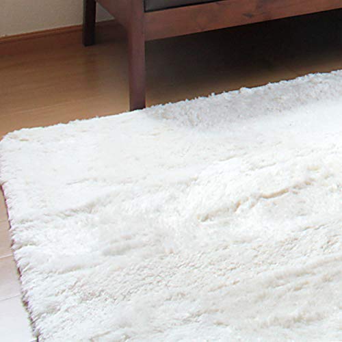 快適ホームズ シャギーラグ ペコラ S 130×190cm アイボリー PECORA-S IV