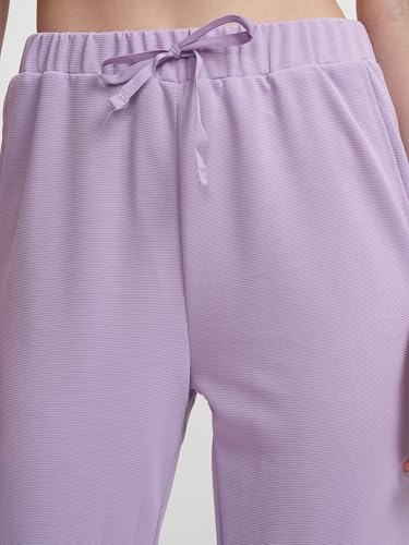Image of Tokyo Talkies Women's Co-ord Set | Sleeveless Crop Top & Drawstring Trousers | Perfect for Casual Outings & Vacations