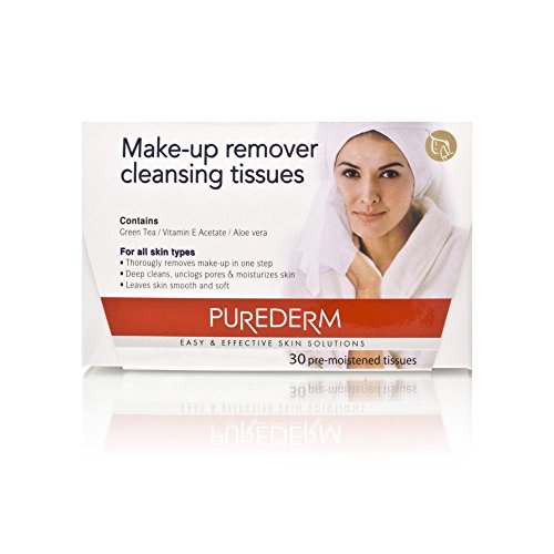 Purederm Make-Up Remover Cleansing Tissues 30 Tissues