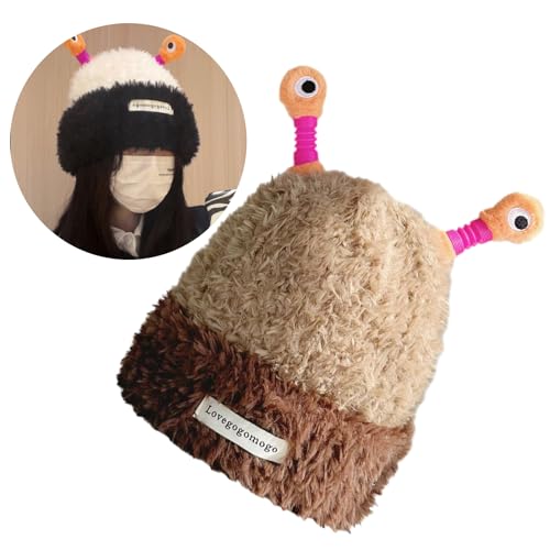 Girls Glowing Antenna Plush Christmas Student Fashion Girls Night Hat Cold Weather Keep Warm2