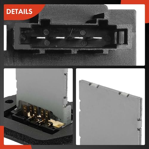Image of A-Premium Front HVAC Blower Motor Resistor Compatible with Kia Models | for Spectra 2004-2007, Spectra5 2005-2007, Sportage 2008-2010 - Replace# 971282D200, 971282D210
