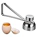 Abridor separador de cáscara de huevo de acero inoxidable Shell Cracker para huevos hervidos duros/blandos, cocina separadores de huevos duros y blandos, Topper de Cortador de Huevo