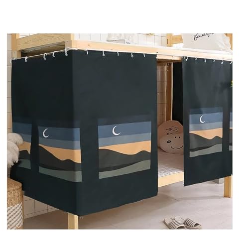 KHASCBNF Cortinas para Literas Cortinas de Cama Opacas, mosquiteras, for Dormitorio Estudiantes, Tienda campaña, litera Inferior, Dosel, Cortinas for Infantil, decoración del hogar(Color9,1.15M-1pc)