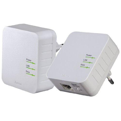 Preisvergleich Produktbild Hama 53184 Mini Powerline Adapter Set (500Mbps)