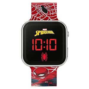 Spiderman Boy’s Digital Quartz Watch with Silicone Strap