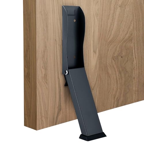 折り畳みドアストッパー ドアストッパー玄関 室内 ドアの下部に設置するキックダウン式ドアストップ 超強力粘着 ドア止め 簡単取り付け 滑り止め 片足で操作可能 防風&床傷防止 スチール木 ガラス プラスチックドア対応(パンチ可能)