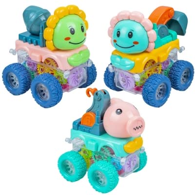 Jack Royal Friction Gear Monster Animal with Flashing Lights, Best Gift for Boys and Girls Above 3 Years Old (2 PC Set) (B0C18S17V2) Amazon Price History, Amazon Price Tracker