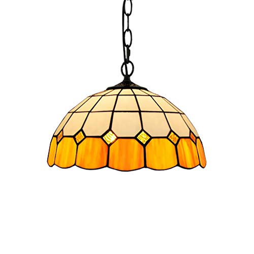 Lustre en vitrail contre l'éclairage agressif du salon et de la chambre