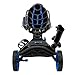 KVV 3 Wheel 360 Rotating Front Wheel Golf Push Cart Open and Close in ONE Second-Free Umbrella Holder Included(Black/Blue)
