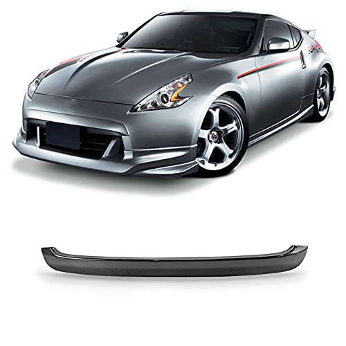 For NISSAN 2009 onwards Z34 370Z NIS Style Front Bumper Nose Chin Spoiler Carbon Fiber Modified Tuned Tuning Car Body Parts Kits