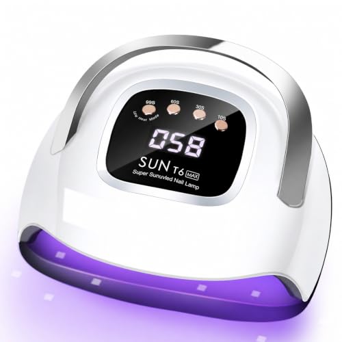 LKE Sun T6 MAX 220W UV LED Nail Lamp, Professional...