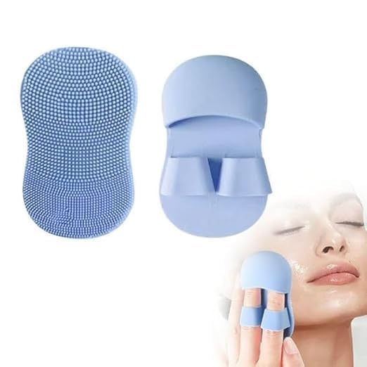 Facial Pore Cleansing Pads | Silicone Face Cleansing Brush Face Scrubbers Soft Exfoliators Cleaning Tool Massage Washing Pore Cleanser Pimples Blackhead Remover Deep Cleans Skin Care-image-7