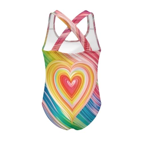 Girls One-Piece Swimsuit with Cross-Back Straps - Quick-Dry, Elastic, Cool, Comfort for Beach and Pool2