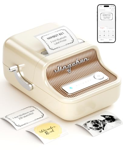 NIIMBOT B21 Label Maker Inkless Bluetooth Label Printer