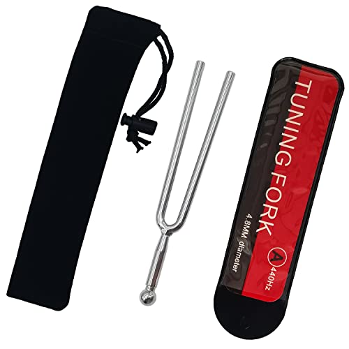 A440 Hz - Tenedor de afinación (A440) estándar a llave para guitarra, bajo, violín, afinador,...