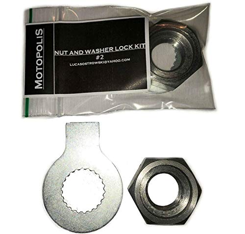 MotopoliS - DADO PIGNONE E RONDELLA DI SICUREZZA PER XJ 600 YBR 250 XT TT 600 YFM