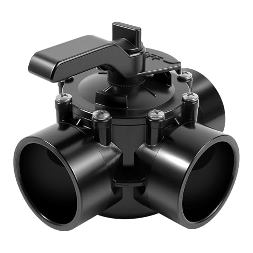 4717 3-Way Pool Diverter Valve Replacement for Jandy 4717 2 to 2.5 PVC NeverLube Positive Seal Compatible with Jandy For Inground Pool & Spa Systems : Patio Lawn & Garden