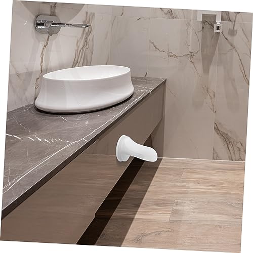 Apoyo para pie para ducha montado en pared blanco miniatura 6