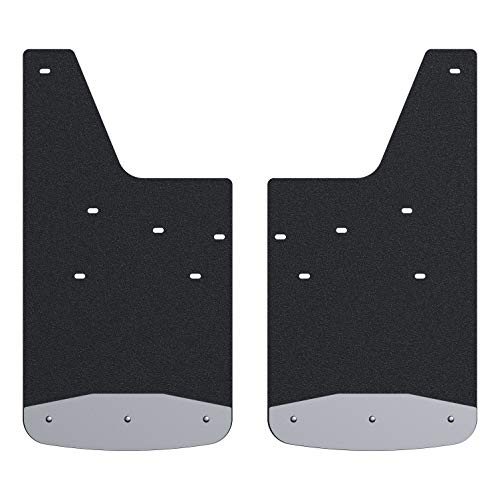 Luverne 251451 Rear 12-Inch x 23-Inch Textured Rubber Mud Guards, Select Chevrolet Silverado, GMC Sierra 2500, 3500 HD, 2 Flaps