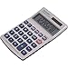 Sharp HO EL240SB 8 Digit Solar and Battery Powered Slant Display Calculator, White, 2 3/4 x 4 1/2 (EL240SAB)