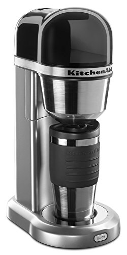 KitchenAid KCM0402CU Personal Coffee Maker, Small, Contour Silver