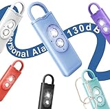 HerAlarm 130dB Personal Safety Alarm with Strobe Light, Security Alarms Keychain with LED Light, Small Personal Safety Alarm for Women Girls (Purple) - Image 4