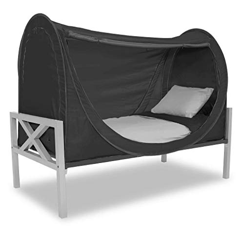 Privacy Pop Eclipse Bed Tent - Twin/Black