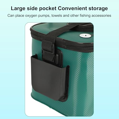 Récipient à poisson pliable et portable pour randonnée et pêche extérieure - 7