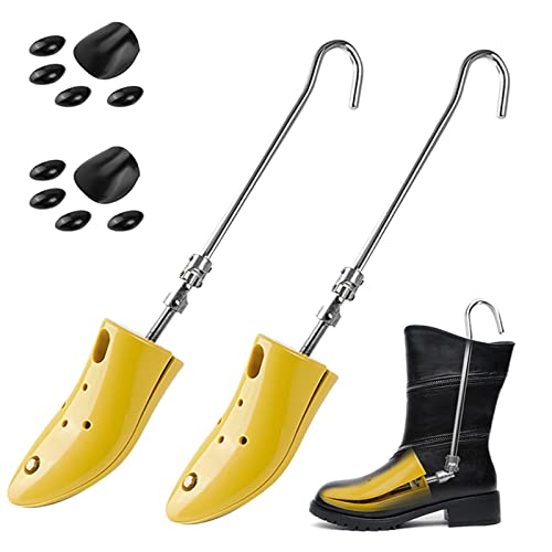MOVKZACV Camilla de zapatos de árboles, ampliador de zapatos ajustable de longitud y ancho para botas de mujer y hombre Cover