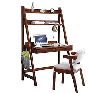 Bureau met plank Home Lifting Study Desks en Stoelen Studenten Bureaus Studie Computerbureaus met boekenplanken Organiseren opslag bureaus Bestuderende bureaus witte computer bureau (Color : White)