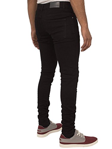 ENZO Mens Super Skinny Slim Fit Stretch Denim Retro Jeans Pants3