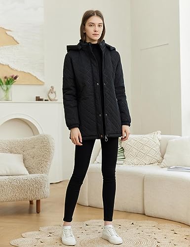 Womens Fashion Hooded Thickened Fleece Winter Soft Long Warm Jacket2