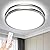 libtit 13 Inch Flush Mount Ceiling Lights with Remote, 24W Dimmable LED Ceiling Light with Nightlight and Timer, 3000K-6500K Adjustable Brushed Nickel Light Fixture for Bedroom Kitchen Bathroom