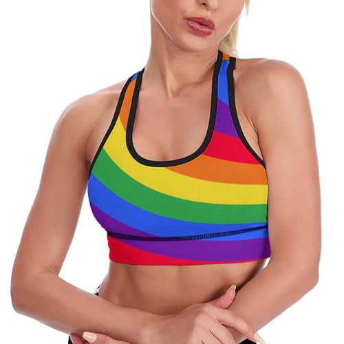 Women Comfy Racerback Yoga Bra Crop Vest Activewear