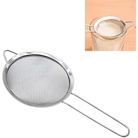 Fine Mesh Sieve with Long Handle Cover