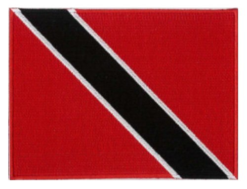 Klicnow Trinidad Bandera Bordado Parche 12 x 9 cm (4 3/4 "x 3 – 1/2 Pulgadas)