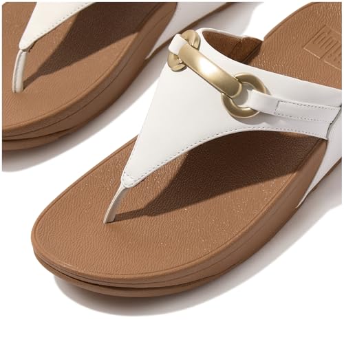 Image of FitFlop Lulu Chunky-Snaffle Leather Toe-Post Sandals