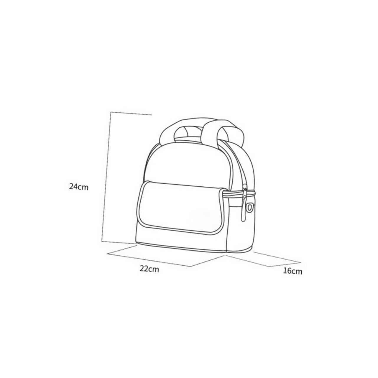 UPKOCH Bolsa Portátil de Lactancia Materna Doble Capa Verde