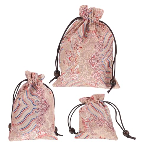 Holibanna 3pcs Velvet Jewelry Bags Earrings Pouches Small Drawstring Pouches for Traveling